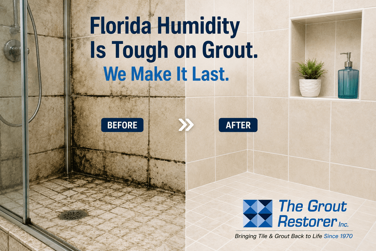 How Florida Humidity Destroys Your Grout | The Grout Restorer Orlando