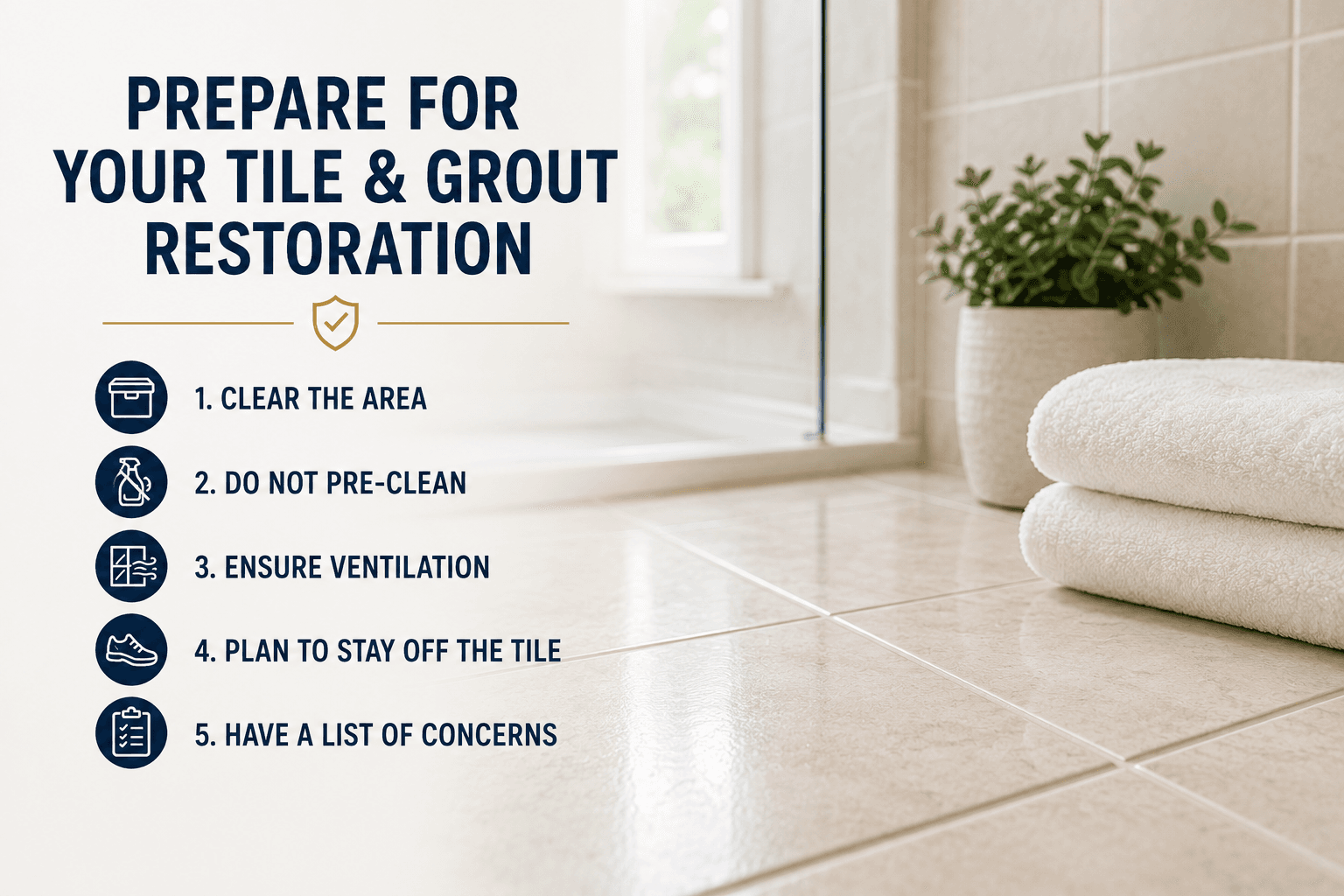 How to Prepare for a Professional Tile and Grout Restoration Appointment | Longwood, FL