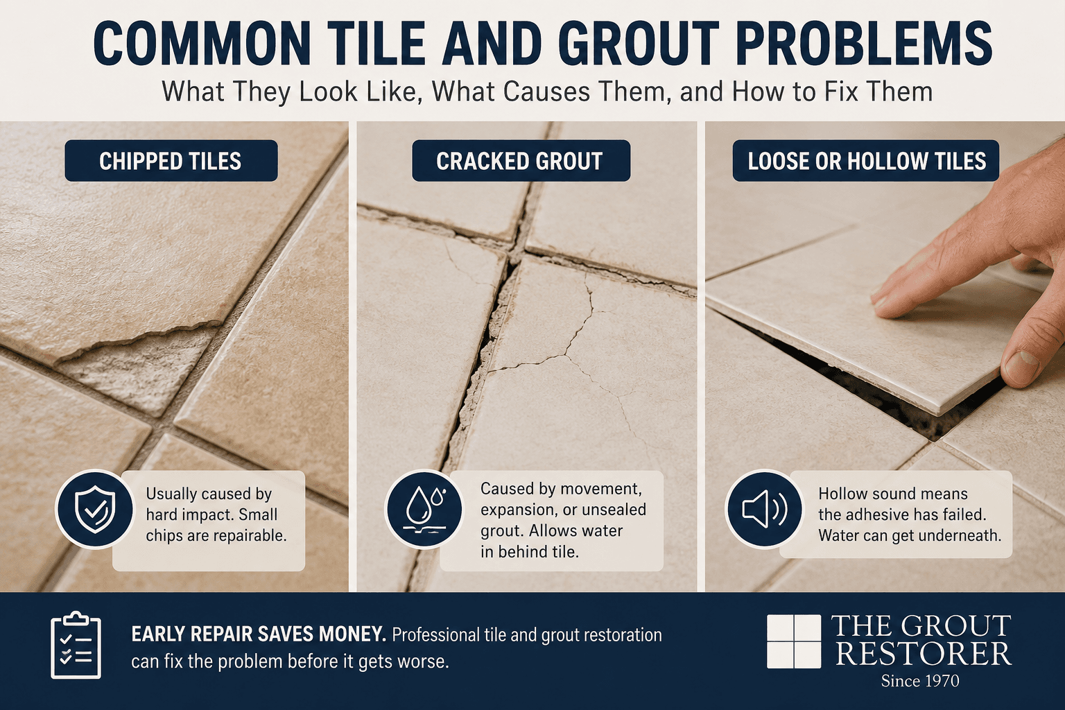 Tile Repair 101: Chips, Cracks, and Loose Tiles Explained | Orlando, FL